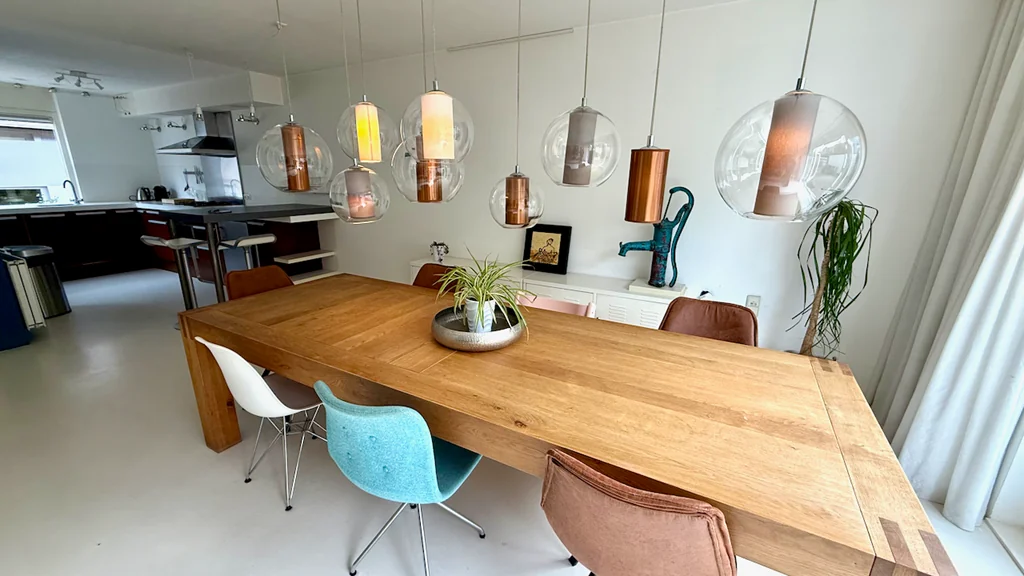 geblurde versie van de foto als achtergrond