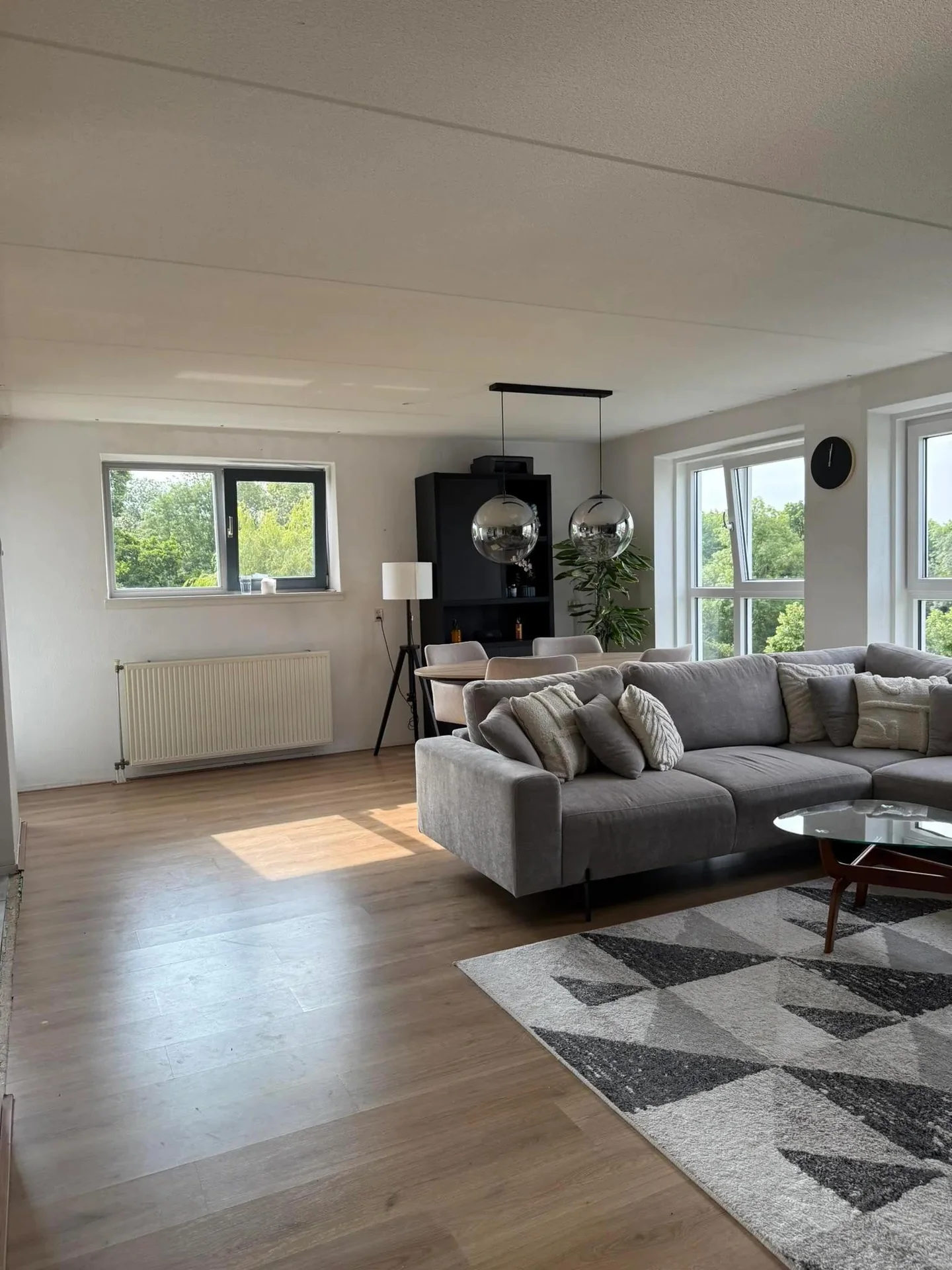 geblurde versie van de foto als achtergrond