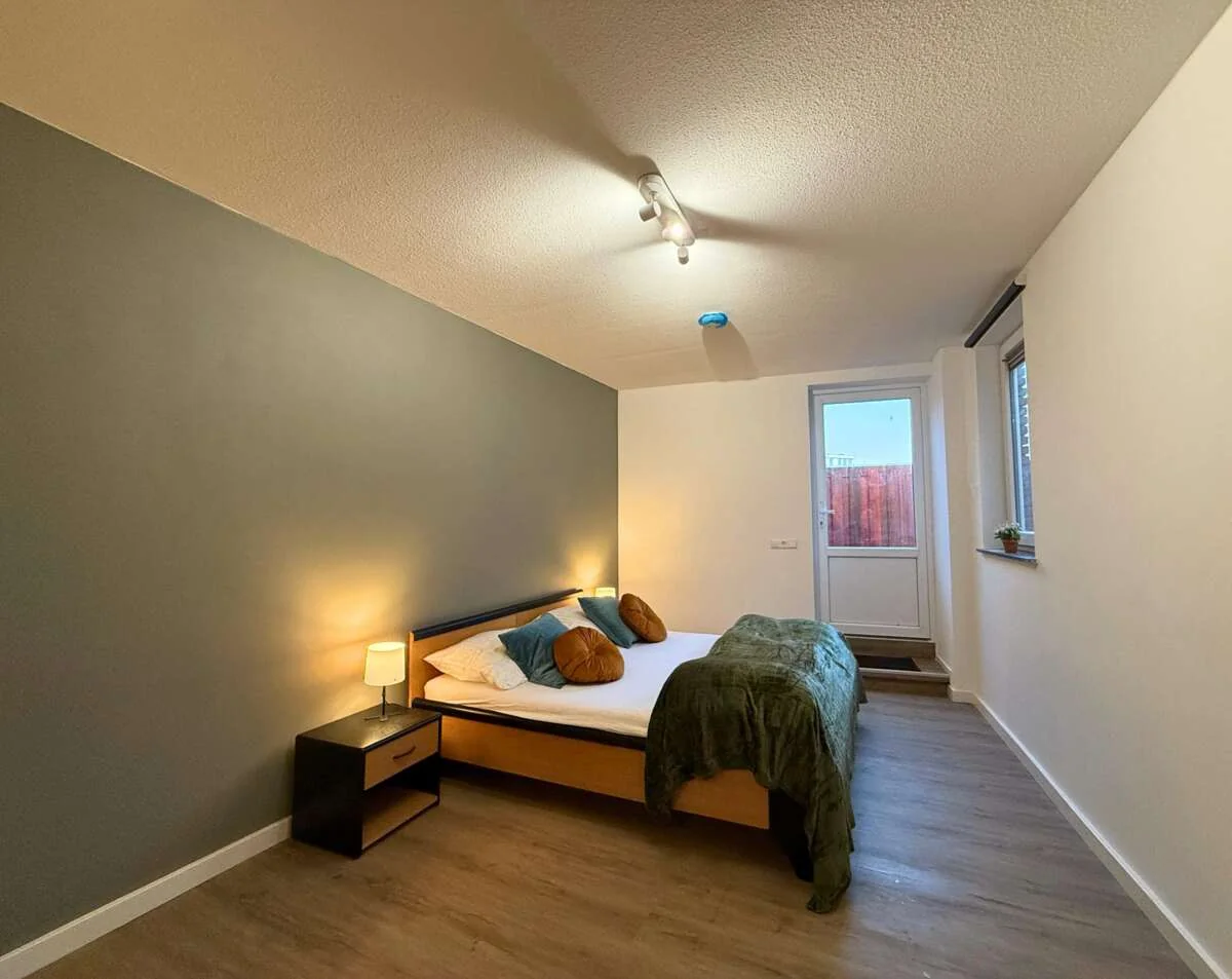 geblurde versie van de foto als achtergrond