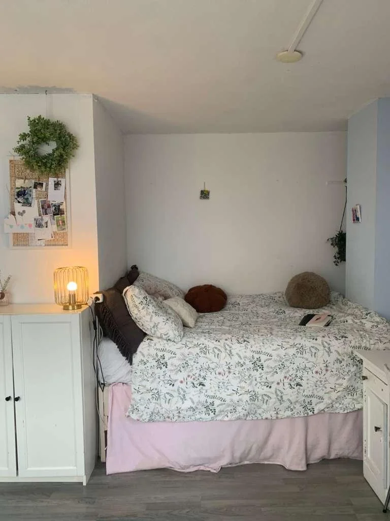 geblurde versie van de foto als achtergrond