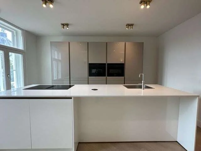 geblurde versie van de foto als achtergrond