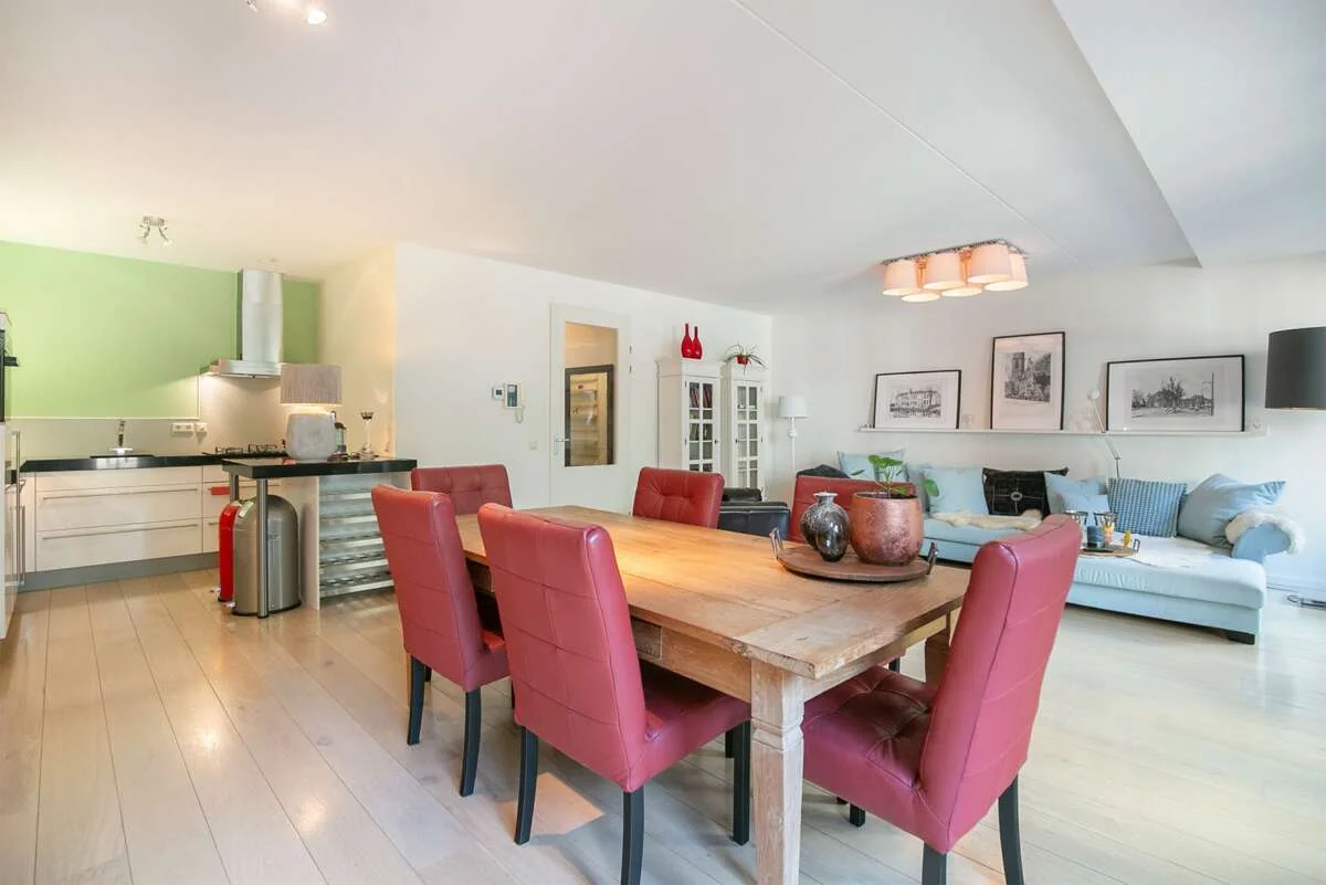 geblurde versie van de foto als achtergrond