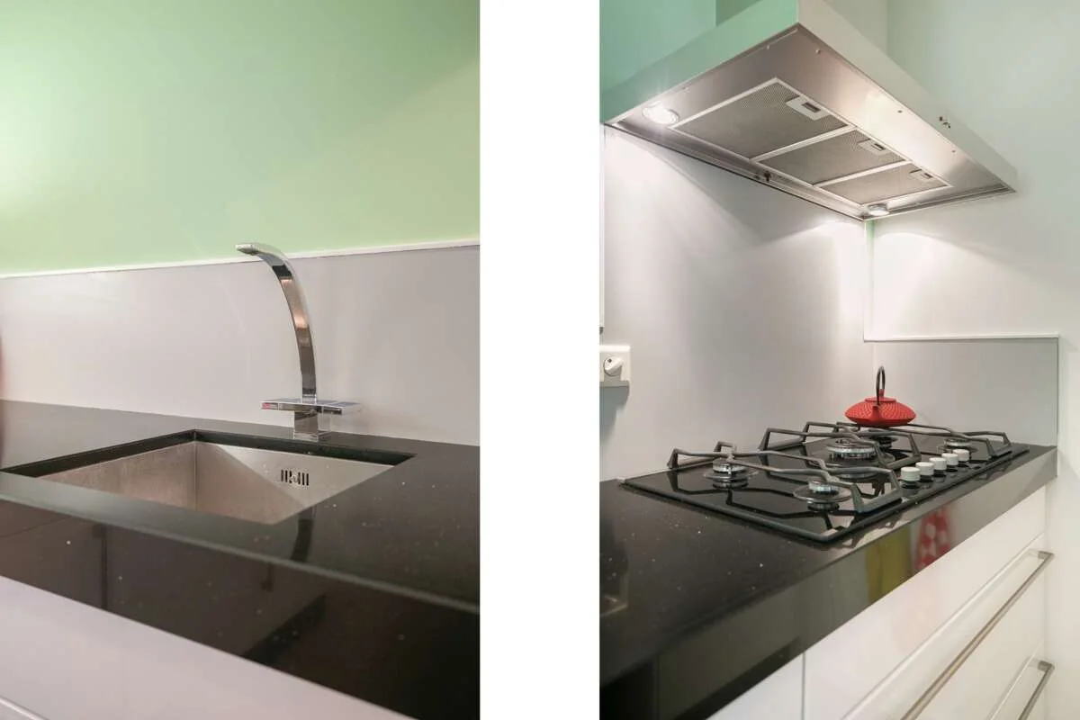 geblurde versie van de foto als achtergrond