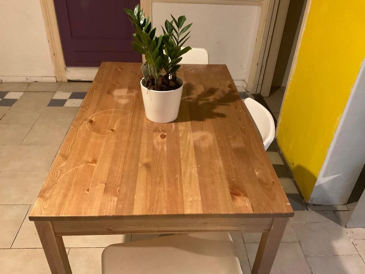 geblurde versie van de foto als achtergrond