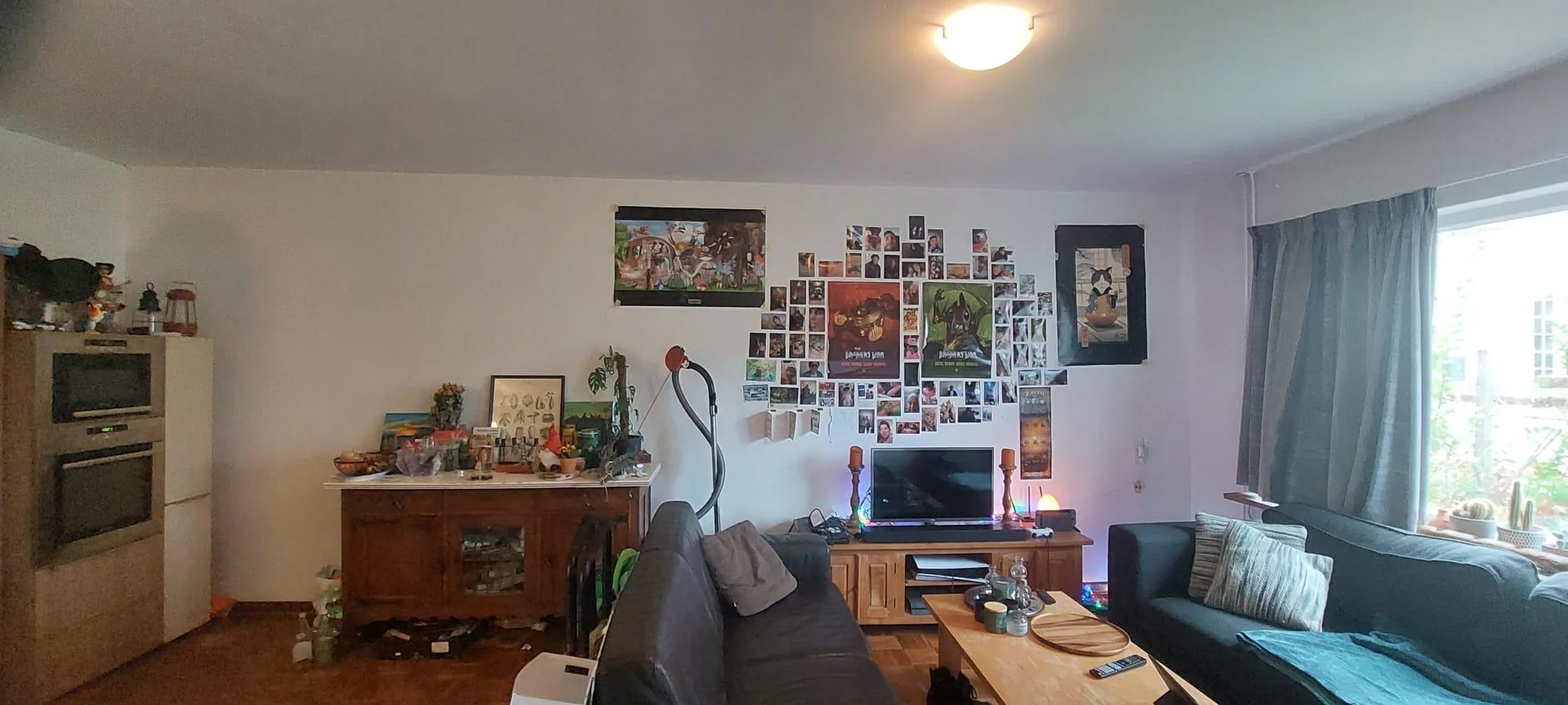 geblurde versie van de foto als achtergrond