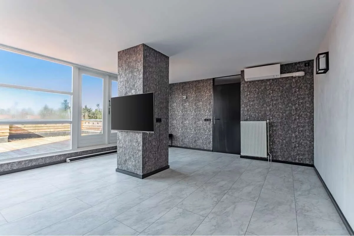 geblurde versie van de foto als achtergrond