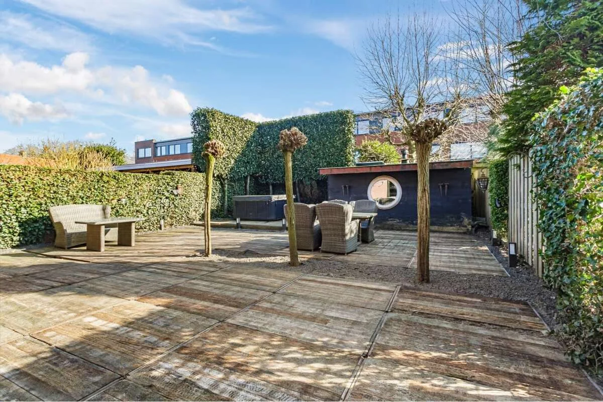 geblurde versie van de foto als achtergrond