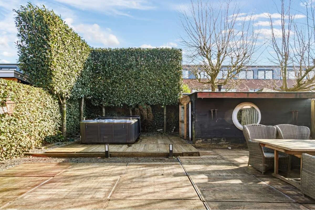 geblurde versie van de foto als achtergrond