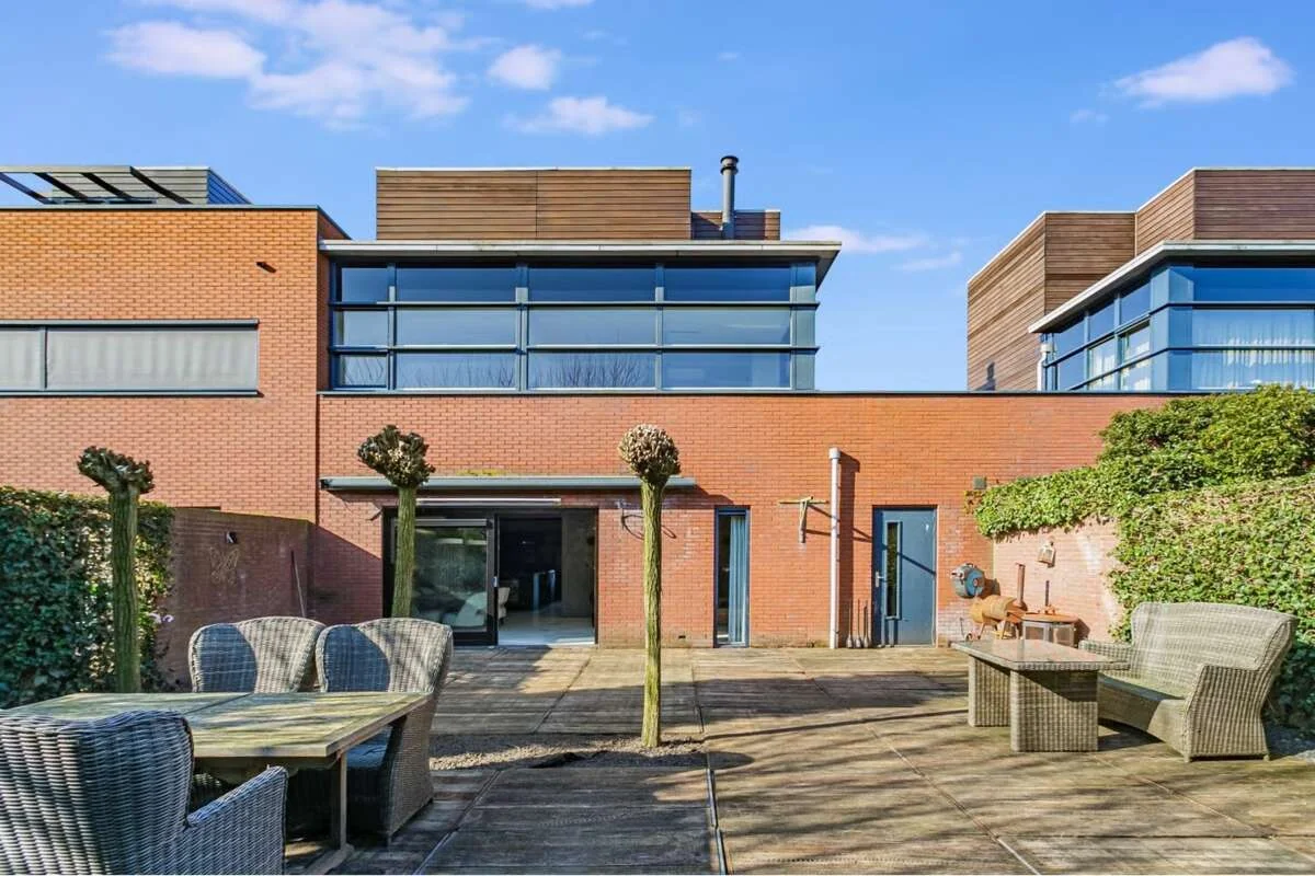 geblurde versie van de foto als achtergrond