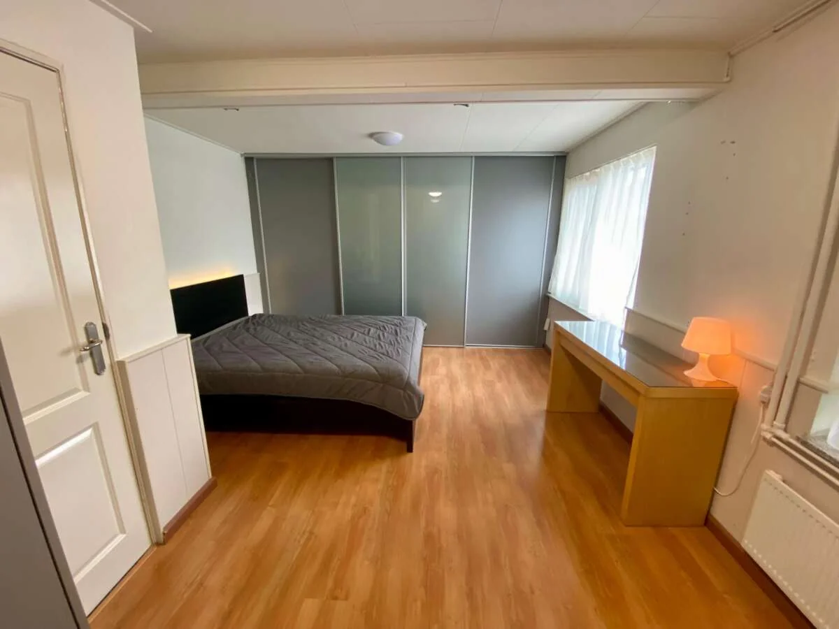 geblurde versie van de foto als achtergrond