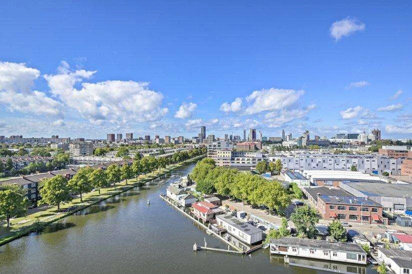 geblurde versie van de foto als achtergrond