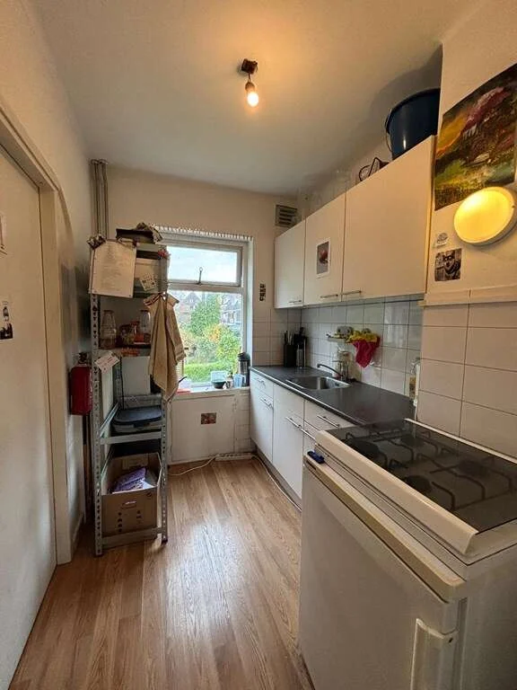 geblurde versie van de foto als achtergrond