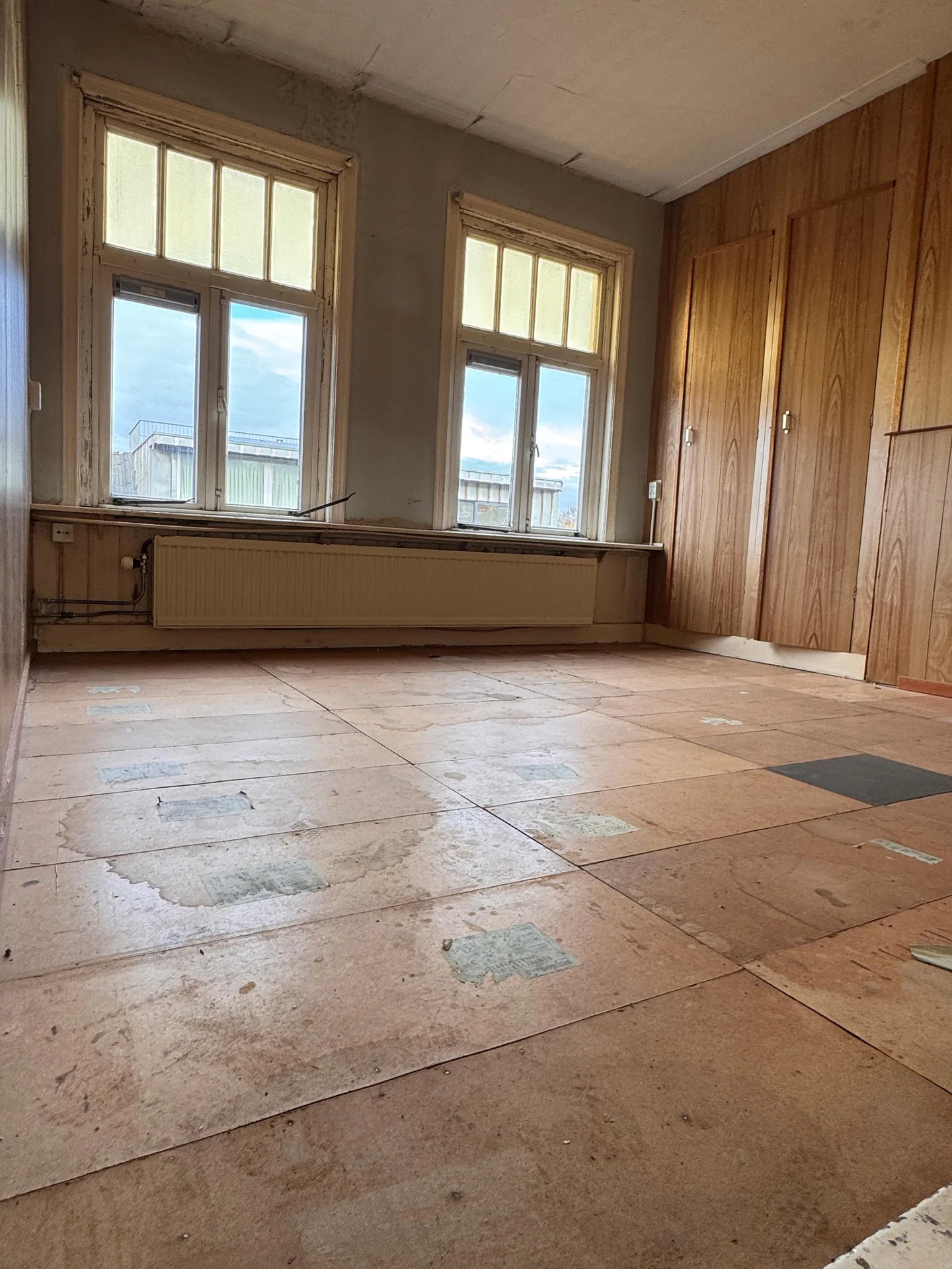 geblurde versie van de foto als achtergrond