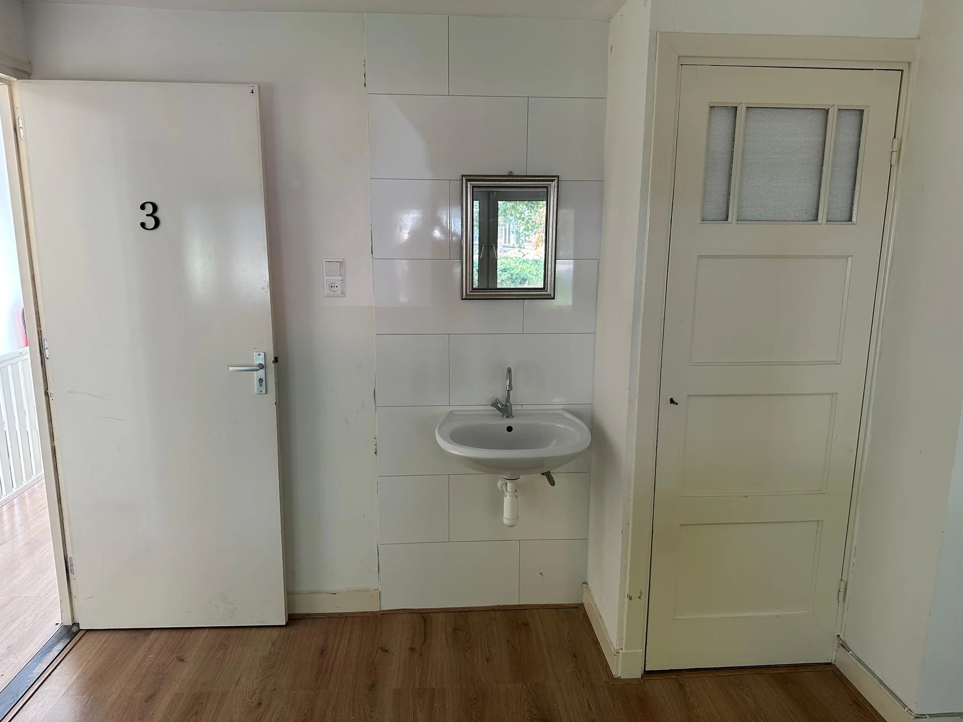 geblurde versie van de foto als achtergrond