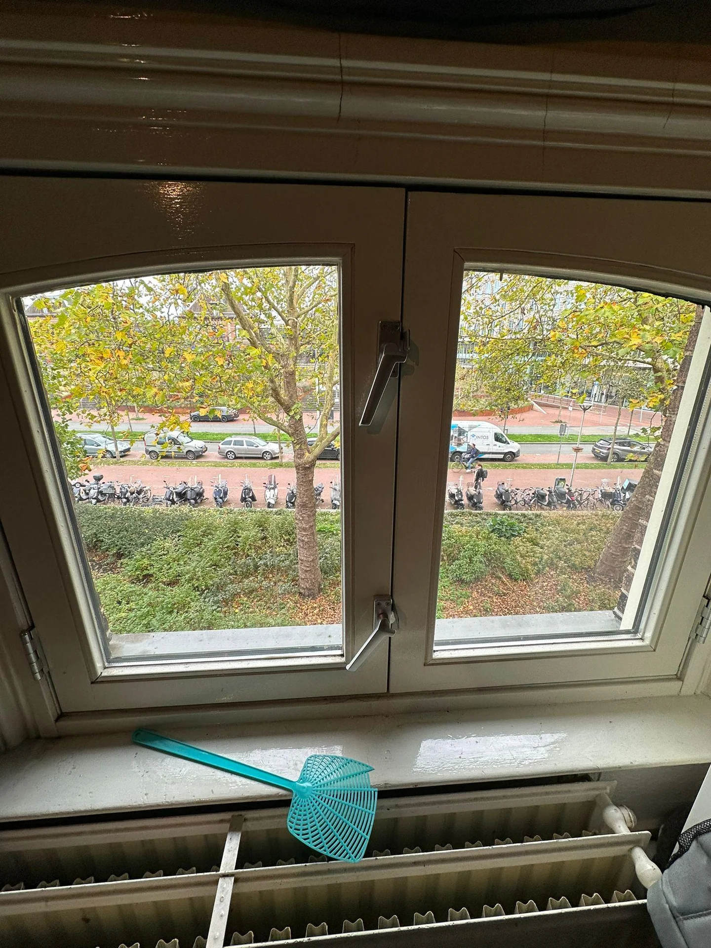 geblurde versie van de foto als achtergrond