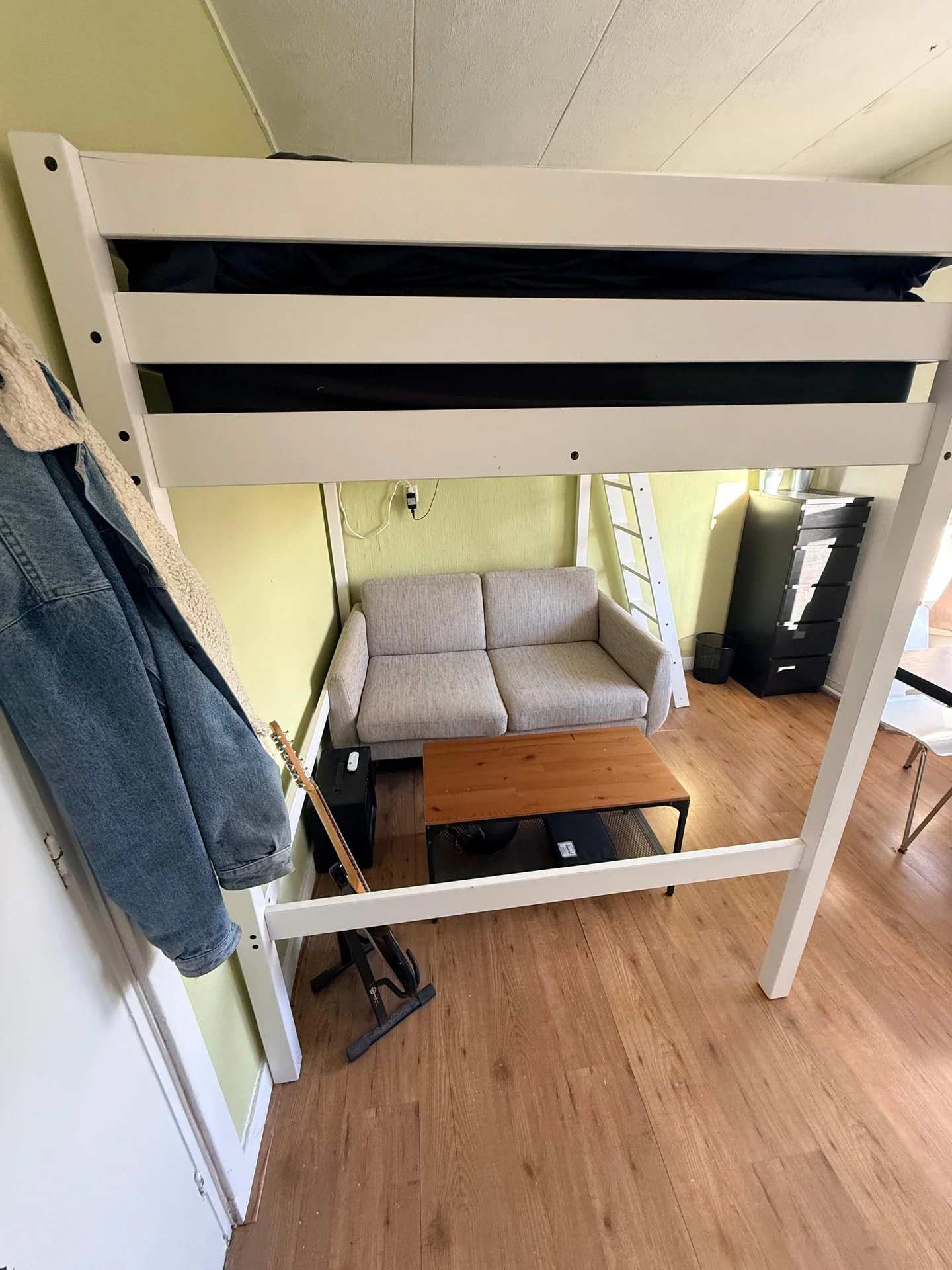 geblurde versie van de foto als achtergrond