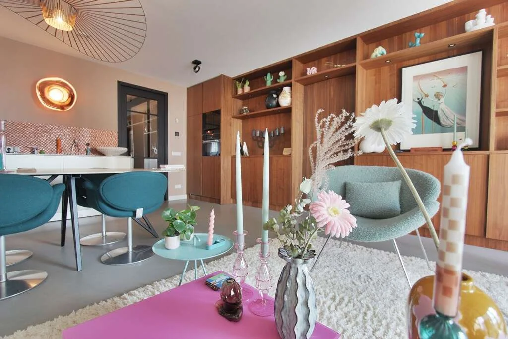 geblurde versie van de foto als achtergrond