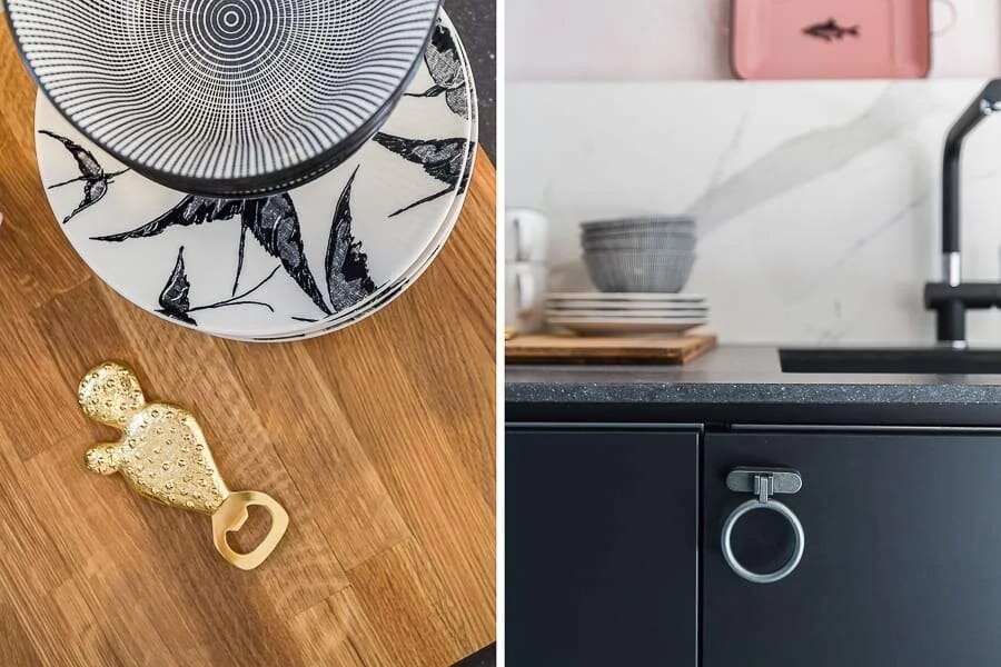 geblurde versie van de foto als achtergrond