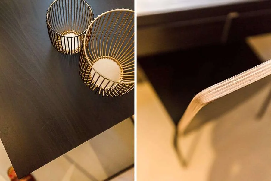 geblurde versie van de foto als achtergrond