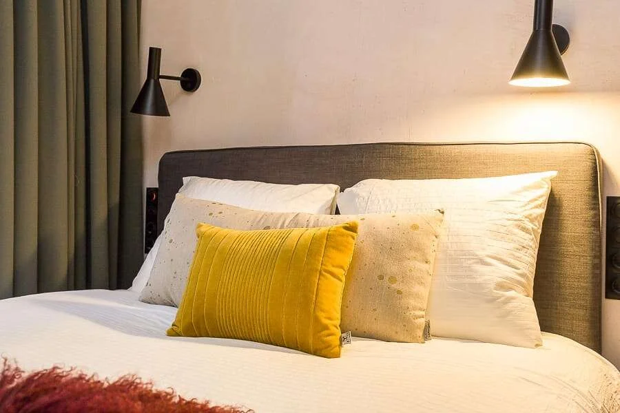 geblurde versie van de foto als achtergrond