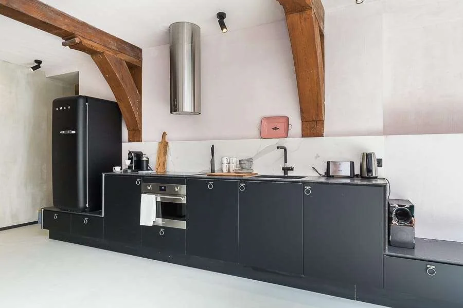 geblurde versie van de foto als achtergrond