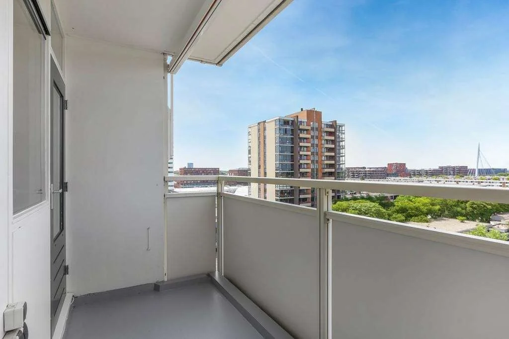 geblurde versie van de foto als achtergrond