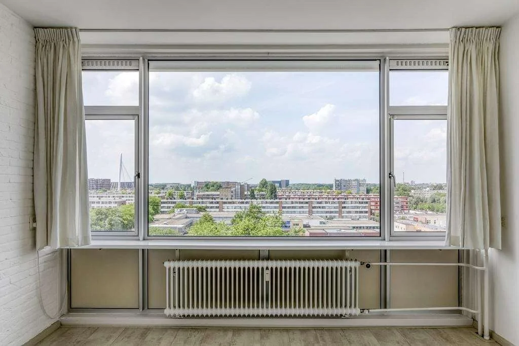 geblurde versie van de foto als achtergrond