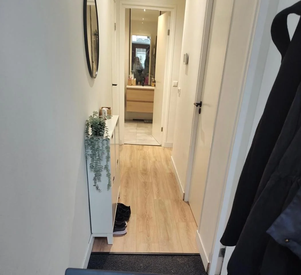 geblurde versie van de foto als achtergrond