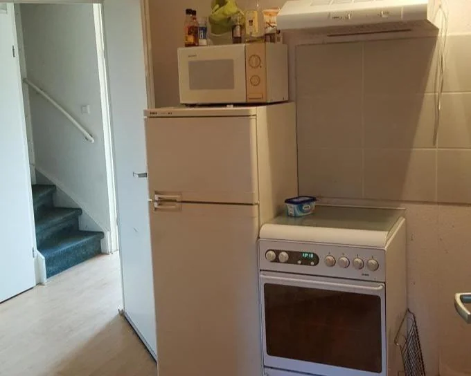 geblurde versie van de foto als achtergrond