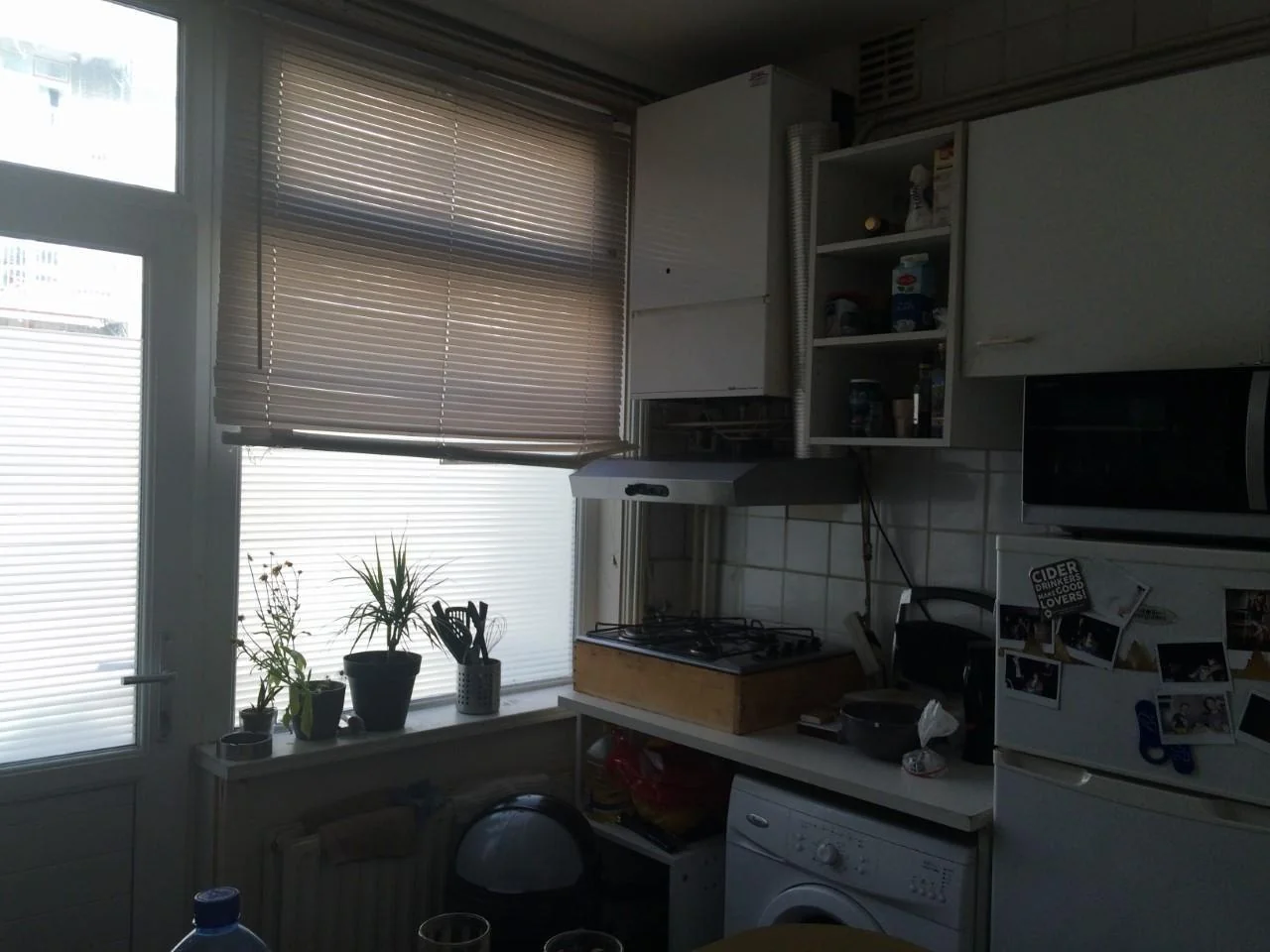 geblurde versie van de foto als achtergrond