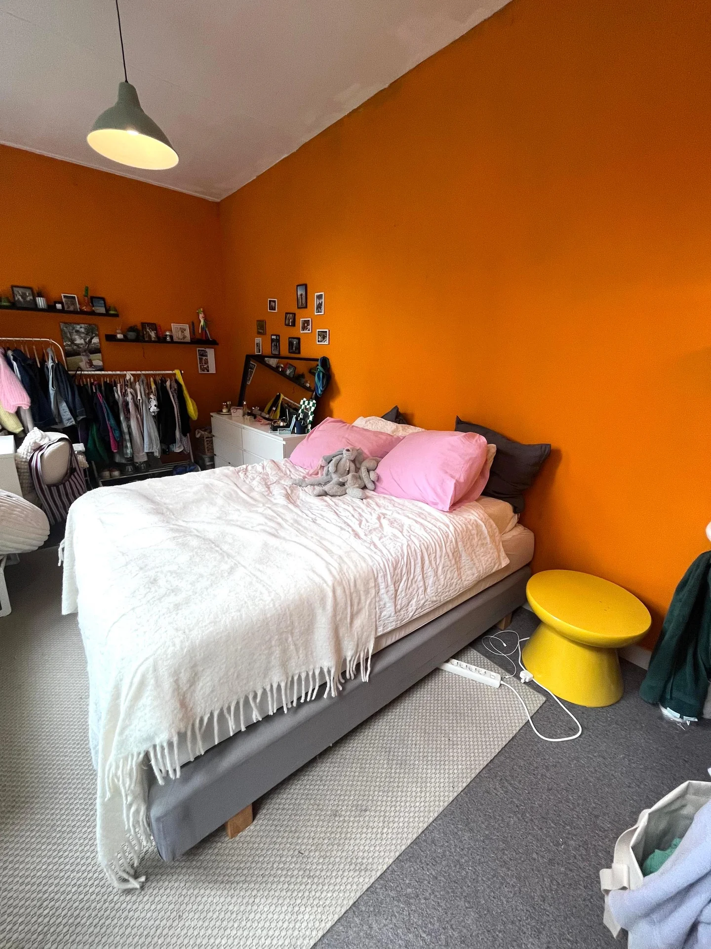 geblurde versie van de foto als achtergrond