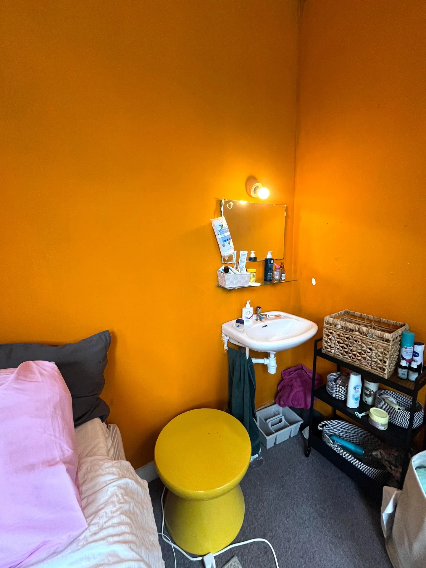 geblurde versie van de foto als achtergrond