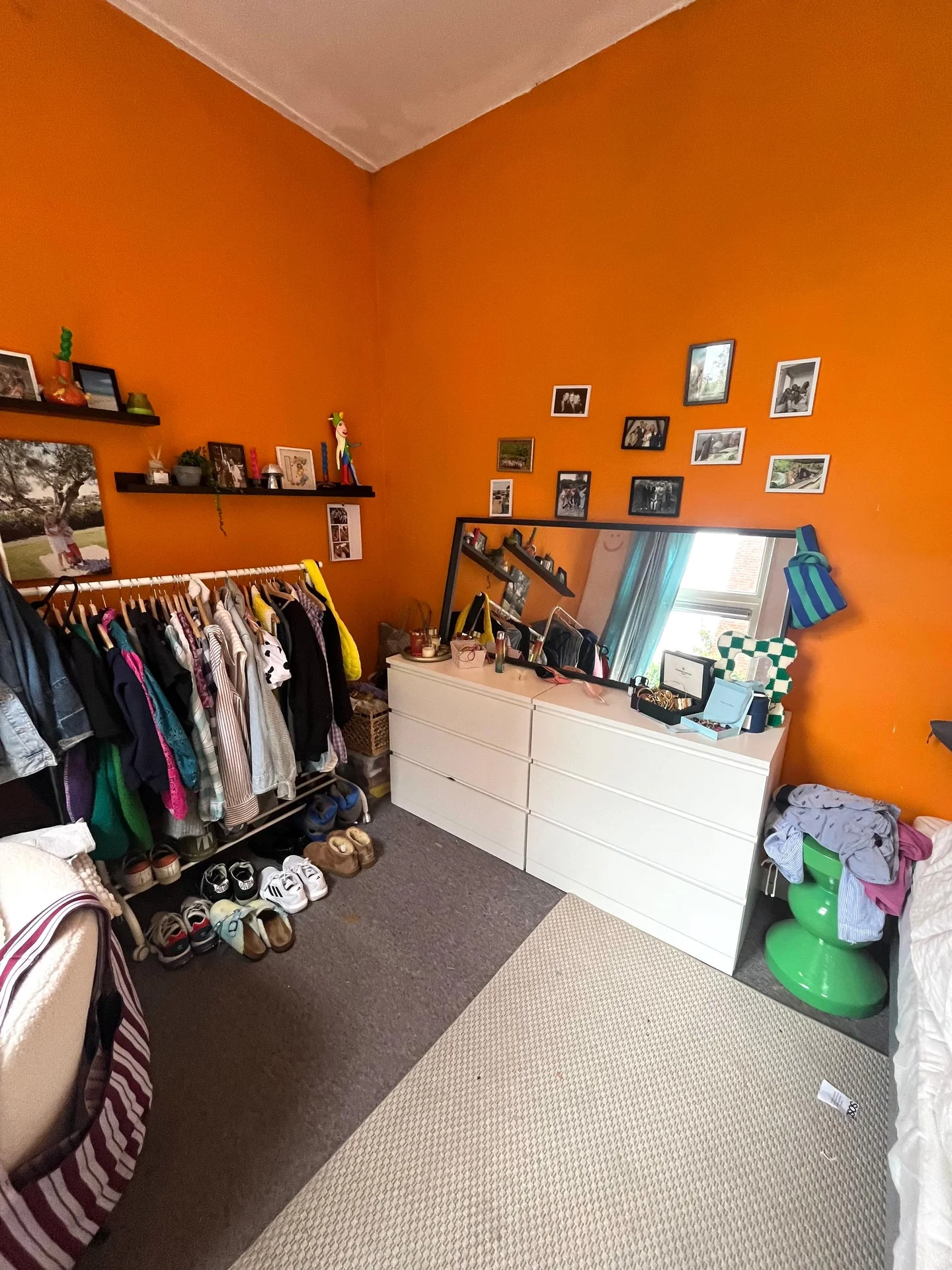 geblurde versie van de foto als achtergrond