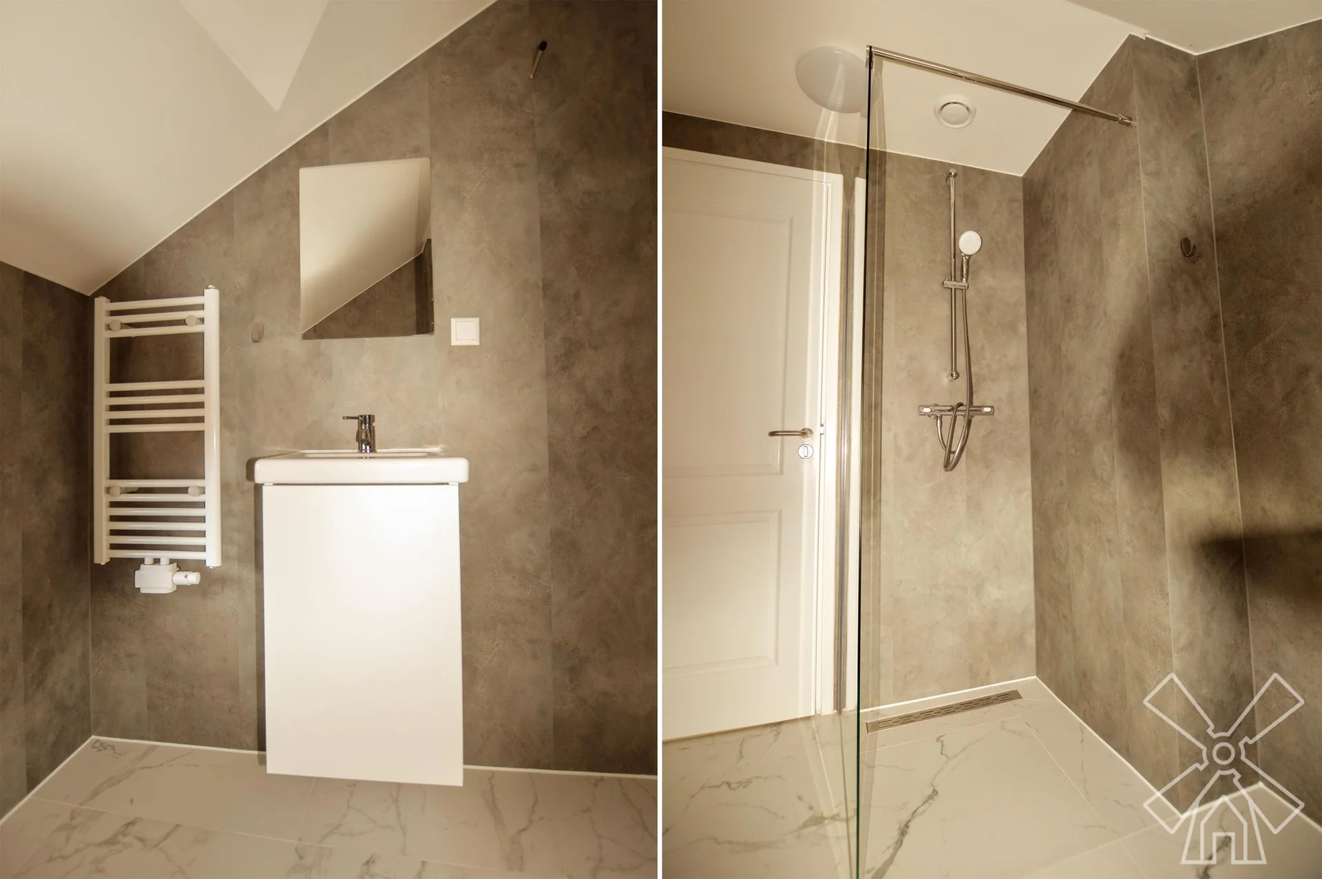 geblurde versie van de foto als achtergrond