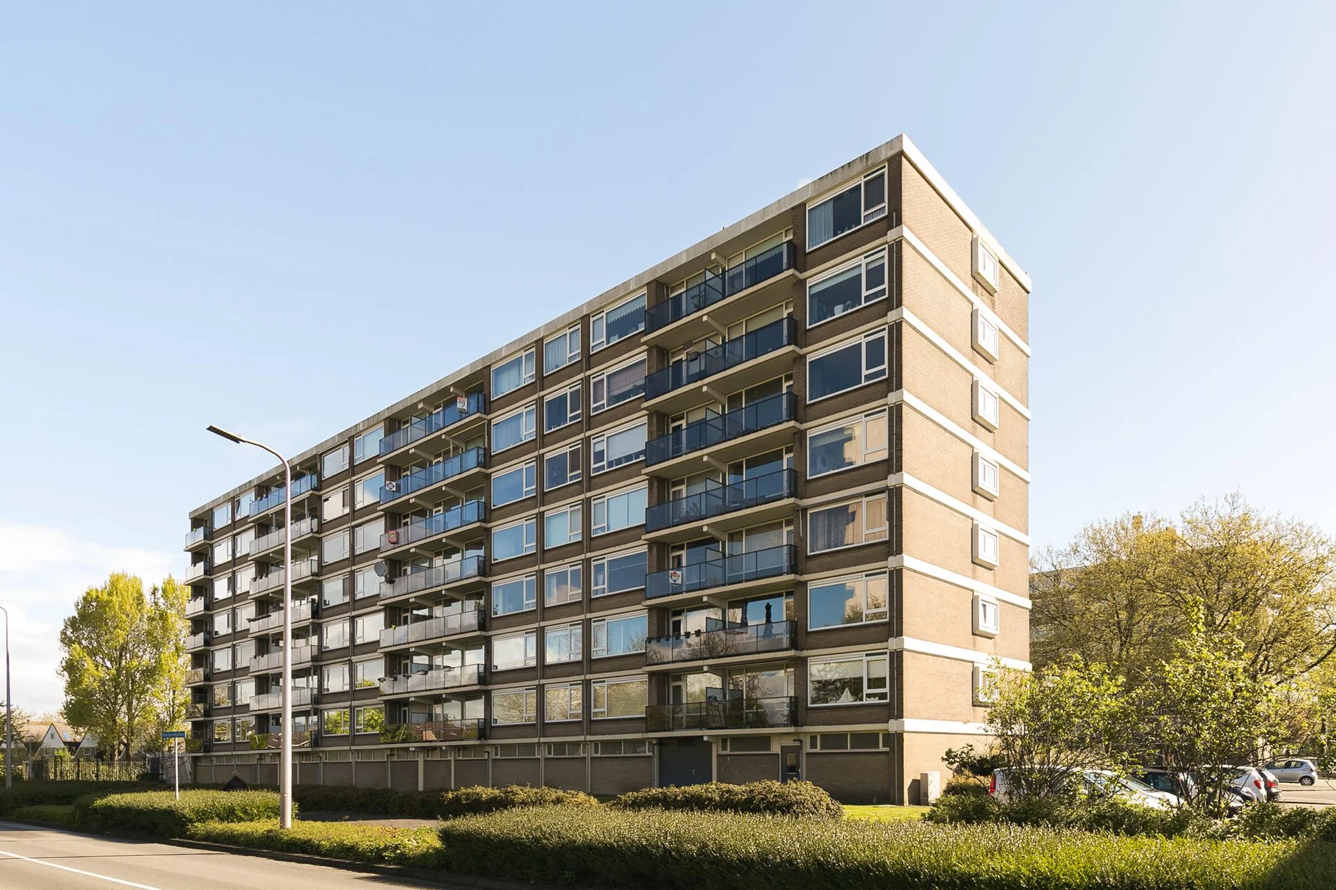 geblurde versie van de foto als achtergrond