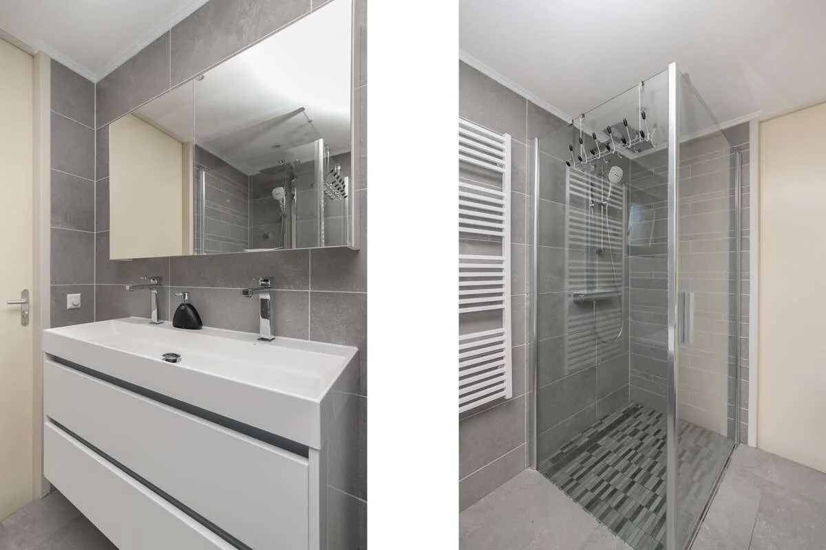 geblurde versie van de foto als achtergrond