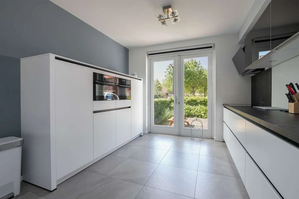 geblurde versie van de foto als achtergrond