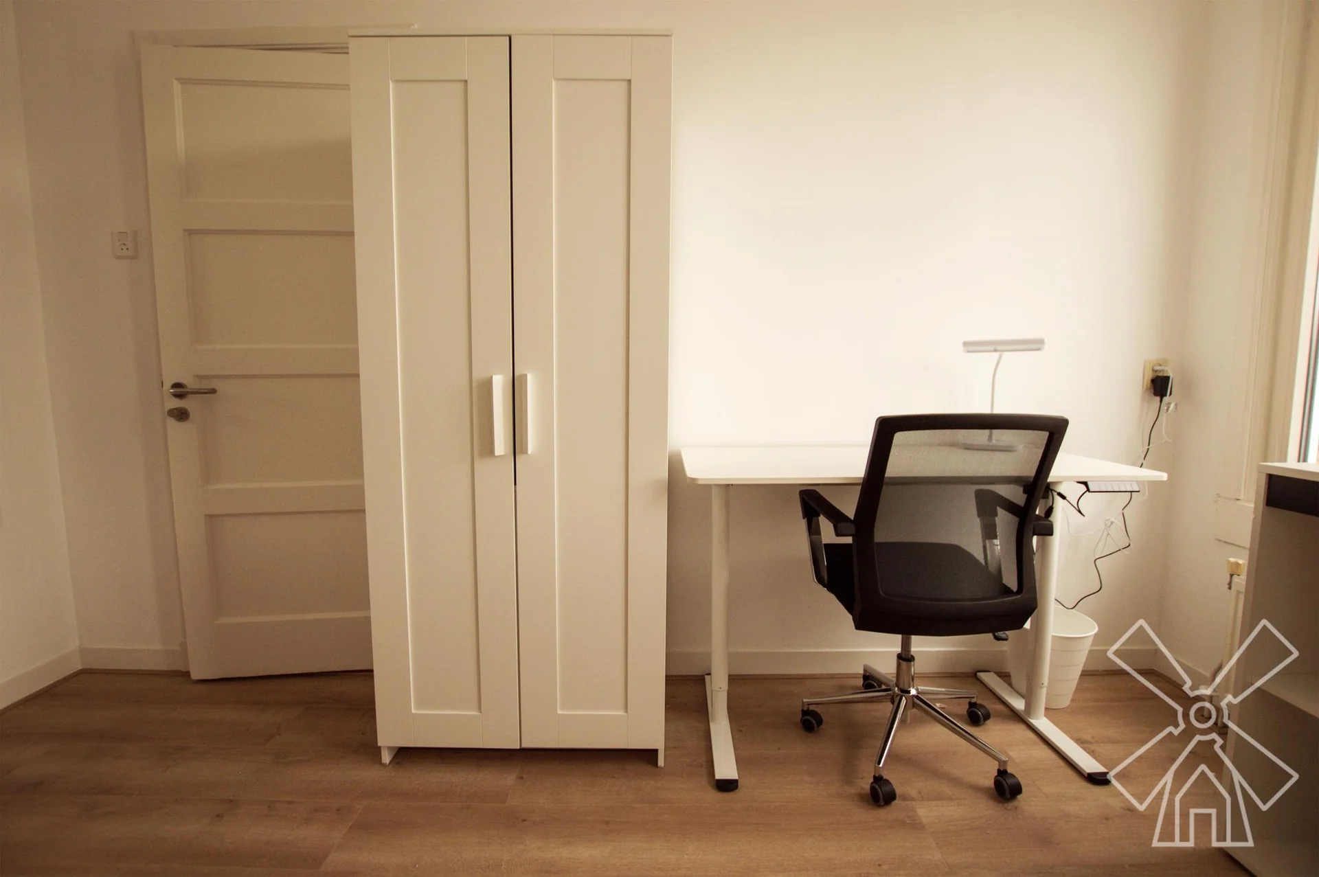 geblurde versie van de foto als achtergrond