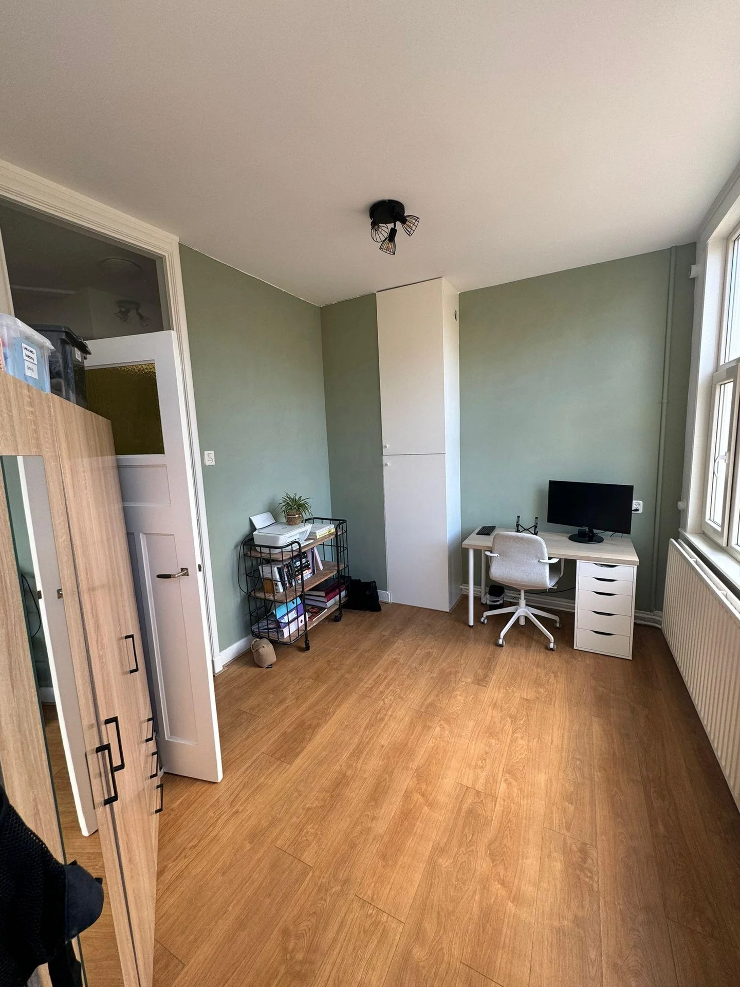 geblurde versie van de foto als achtergrond