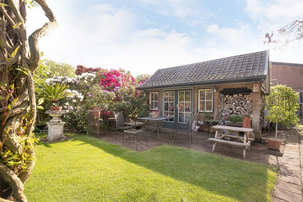 geblurde versie van de foto als achtergrond