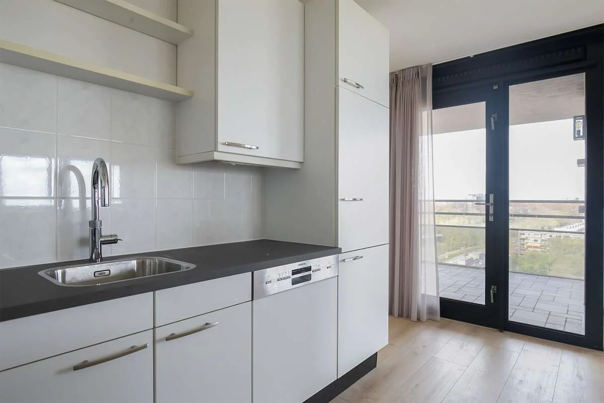 geblurde versie van de foto als achtergrond