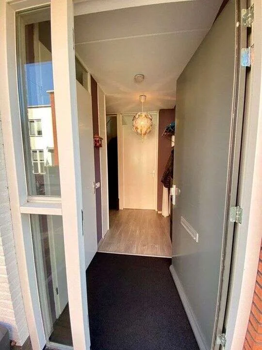 geblurde versie van de foto als achtergrond