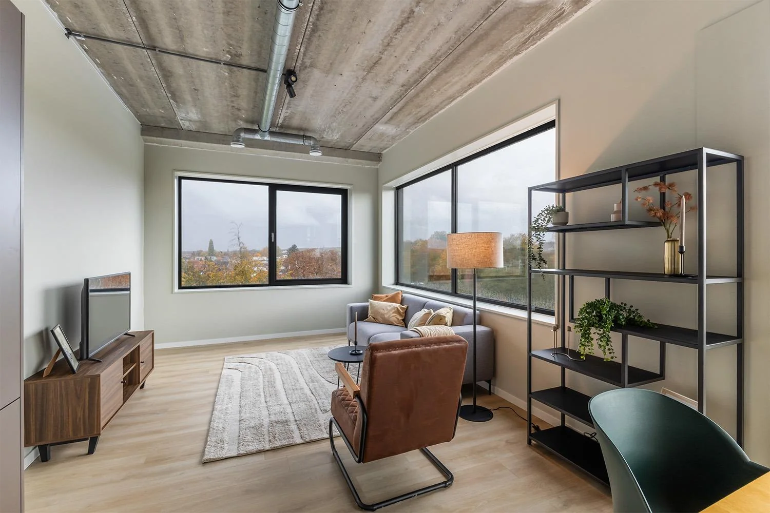 geblurde versie van de foto als achtergrond