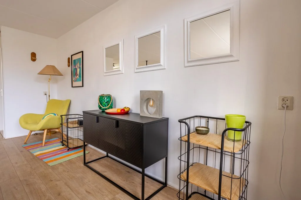 geblurde versie van de foto als achtergrond