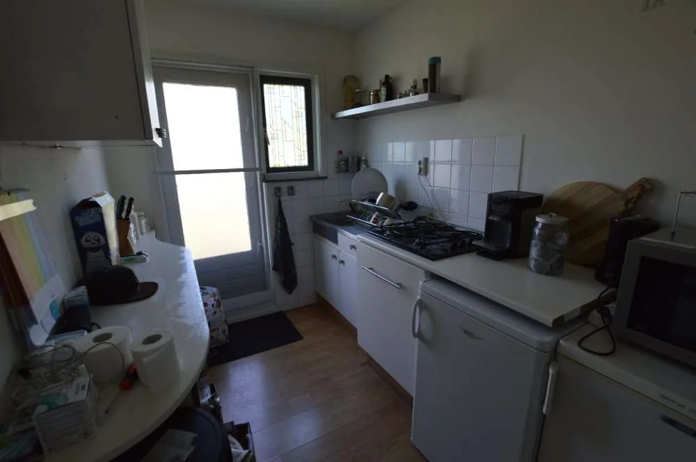 geblurde versie van de foto als achtergrond