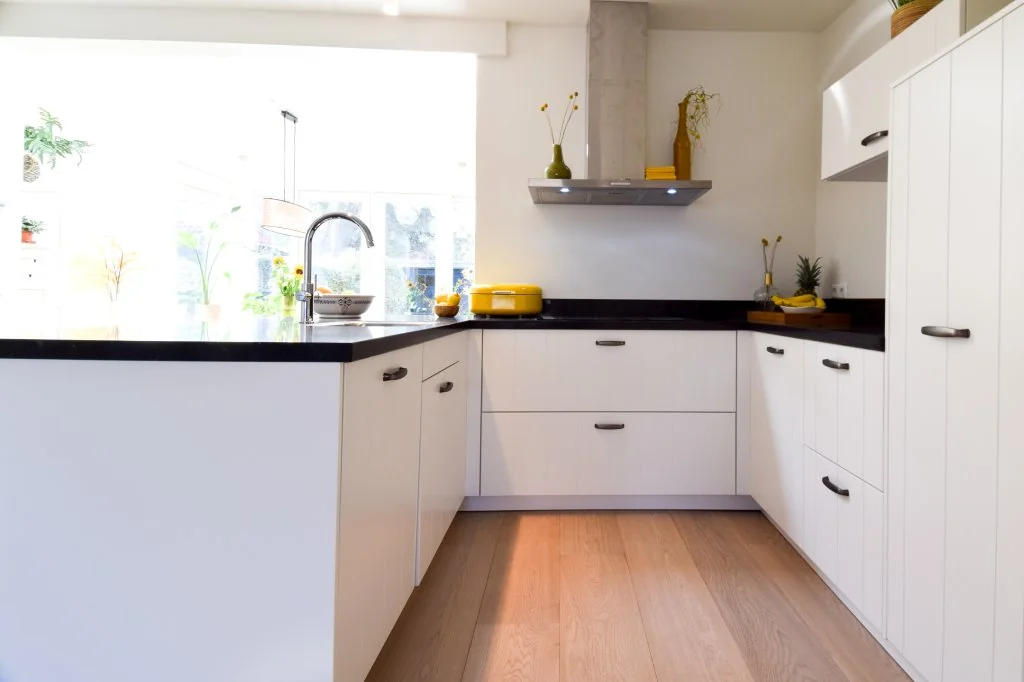 geblurde versie van de foto als achtergrond