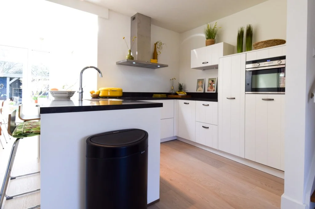 geblurde versie van de foto als achtergrond