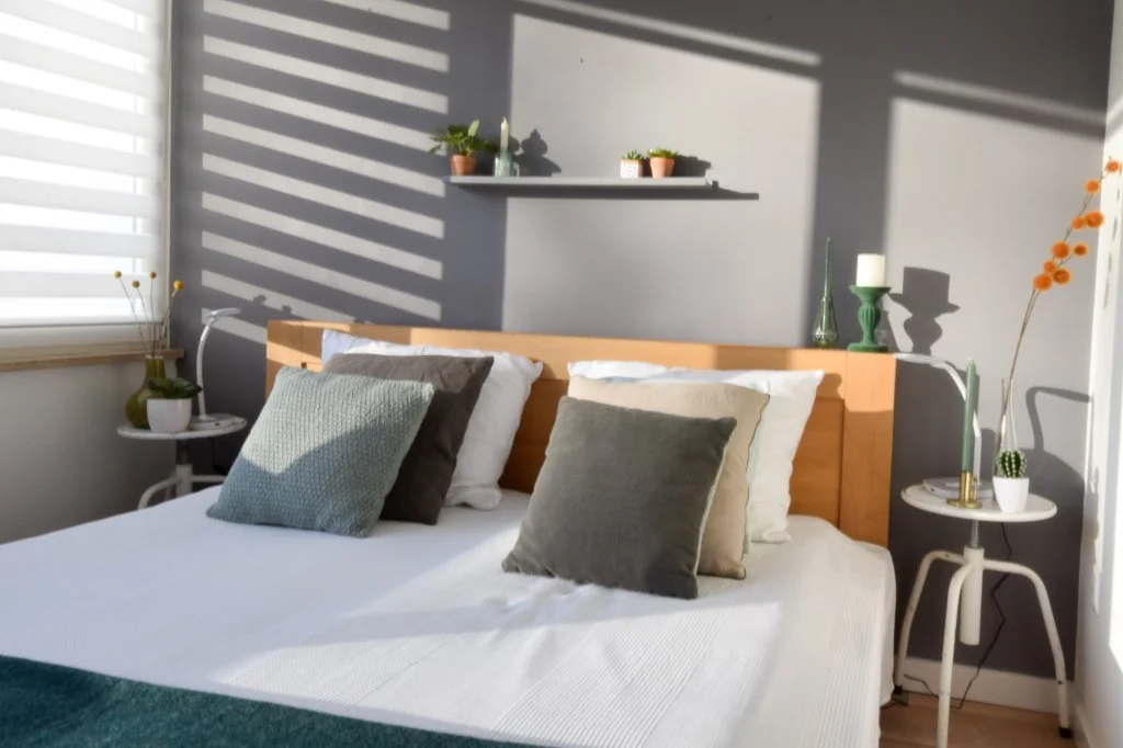 geblurde versie van de foto als achtergrond