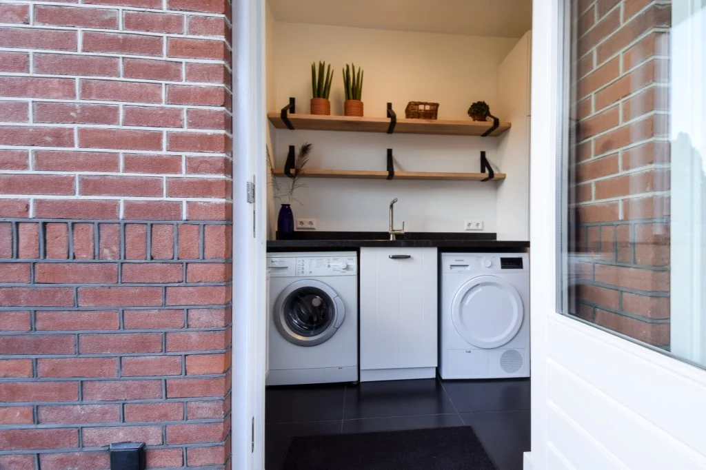 geblurde versie van de foto als achtergrond