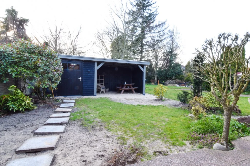 geblurde versie van de foto als achtergrond